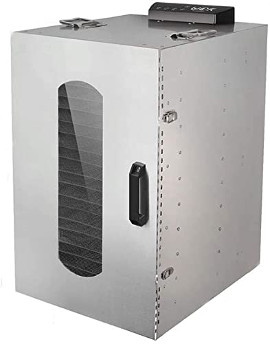 INTSUPERMAI 20 Layer Commercial Food Dehydrator Stainless Steel Silver