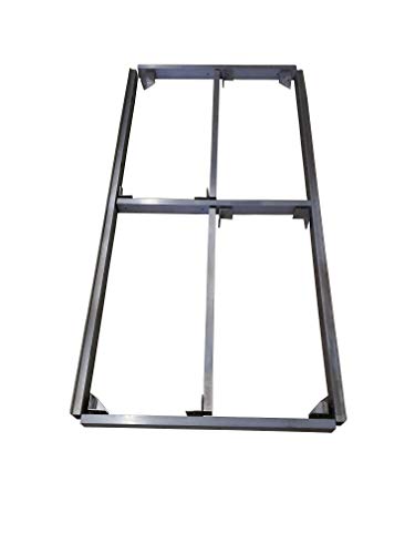 Patriot Docks Low Profile 4ft x 8ft Floating Dock Section Gray Polypropylene