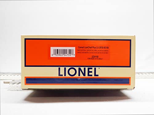 LIONEL TRAINS Conrail LIONCHIEF Plus 2.0 GP20 Diesel Locomotive Engine #2108 O Gauge Blue