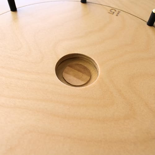 Crokinole Canada The Crokinole Master Large Traditional Board Game Set Brown