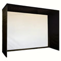 The Indoor Golf Shop DIY Golf Simulator Enclosure Black