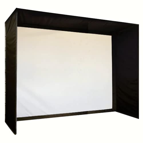 The Indoor Golf Shop DIY Golf Simulator Enclosure Black 10.4x13.7
