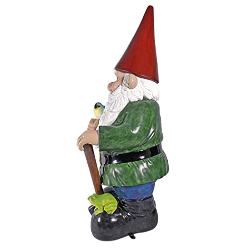 Design Toscano Gottfried the Giant's Bigger Brother Garden Gnome Statue Multicolored