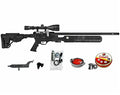 Wearable4U Hatsan Factor RC PCP .22 Caliber Air Rifle Bundle with Scope and 250 Pellets