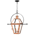 Quoizel Rue De Royal Charleston Outdoor Hanging Lantern 24 Inch 2-Light Aged Copper