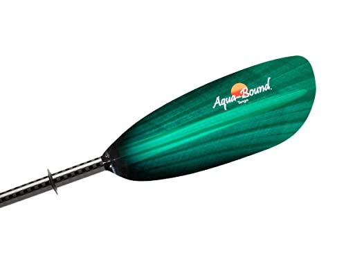 AQUA BOUND Tango Fiberglass Bent Shaft 2-Piece Kayak Paddle Northern Lights