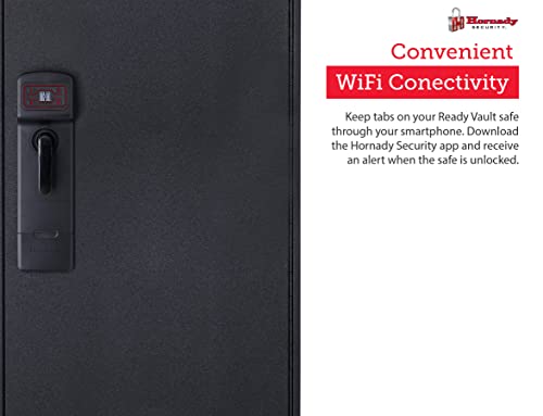 Hornady Rapid Safe Ready Vault with WiFi Matte Black