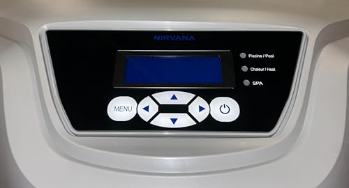 NIRVANA TR110SF AHRI Certified Spa & Pool Heat Pump 108,000 BTU Gray/Black