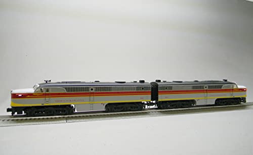 Generic Erie Lackawanna Legacy PA AA Diesel Locomotive Engine Set #862 & #863 O Gauge Multicolor