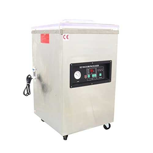 INTSUPERMAI Single Chamber Vacuum Packaging Machine DZ450 Stainless Steel Sealer 110V