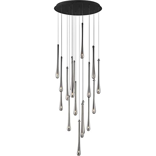 ET2 Stillo 27W 18 LED Pendant Light 18" Tall 25.5" Wide Black
