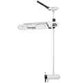 Minn Kota Riptide Fortrex Saltwater Bow-Mount Trolling Motor 62-Inch Shaft Hand Control 36-Volt 112-Pound White