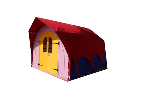 SAM&HAIBEI Customizable Wooden Playhouse 12x8ft Colourful