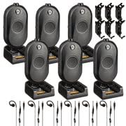 Motorola Solutions CLP1080e 8-Channel Two-Way UHF Business Radio Black (6-Pack)