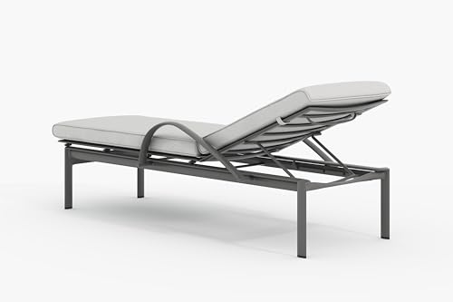 Winston Southern Cay Cushion Chaise Weathered Teak/Idol Cloud