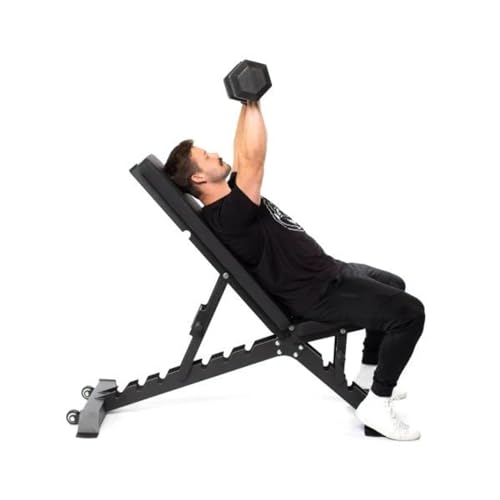 Bells of Steel Adjustable Weight Bench Black