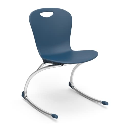 Virco ZUMA Rocking Chair 18" Seat Height Navy (2 Chairs)