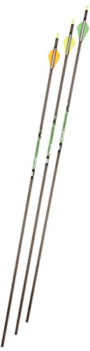 Gold Tip XT Hunter 5575/400 Carbon Arrows with 2-Inch HP Vanes Black