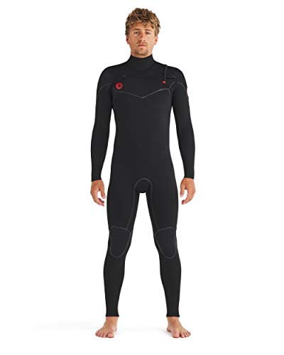 Body Glove Men's Red Cell 4/3mm Chest-Zip Full Wetsuit Black