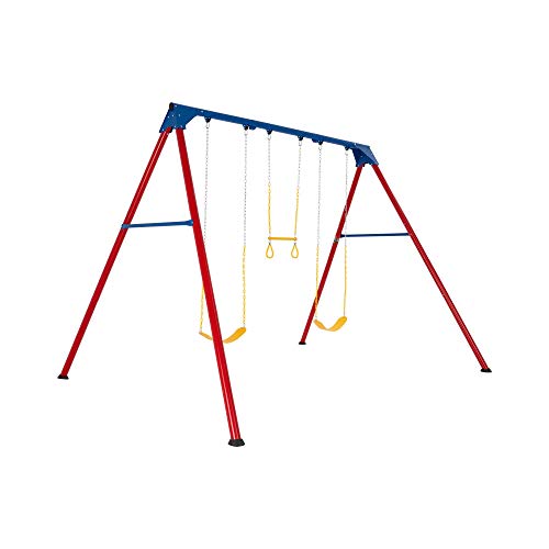 Lifetime Metal Swing Set Primary Colors