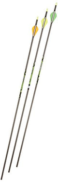 Gold Tip XT Hunter 3555/500 Carbon Arrows with 2-Inch HP Vanes Black
