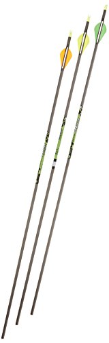 Gold Tip XT Hunter 3555/500 Carbon Arrows with 2-Inch HP Vanes Black