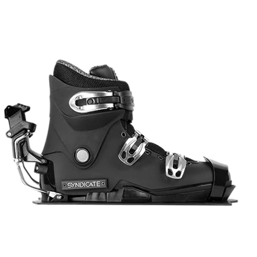 HO Syndicate Hardshell Complete Left Waterski Binding Black 4-5