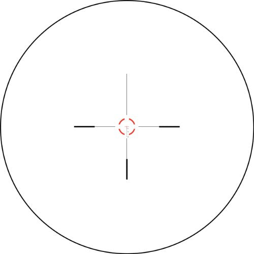 Trijicon VCOG 1-6x24 Riflescope Red Segmented Circle/Crosshair .223 Reticle with Thumb Screw Mount Red