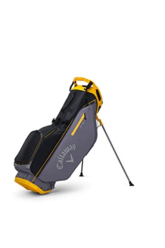 Callaway Golf 2022 Fairway Plus Stand Bag Black/Charcoal/Gold