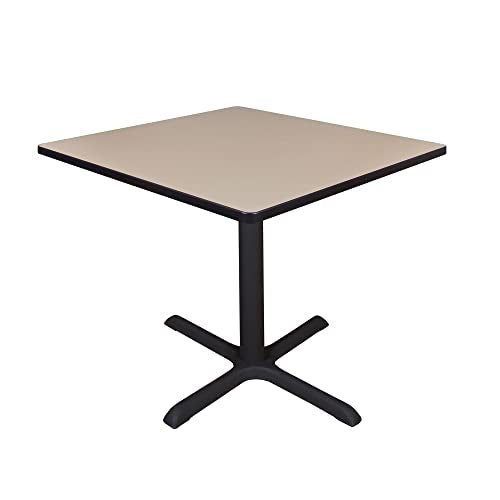 Regency Cain 42" Square Breakroom Table Beige