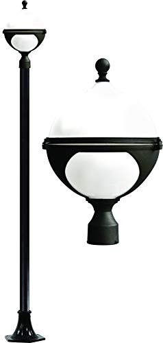 DABMAR LIGHTING INC GM9715-B Natalie 3-Light Post Fixture Clear