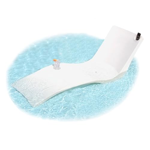 Floating Luxuries Kai Shelf Pool Lounger Arctic White