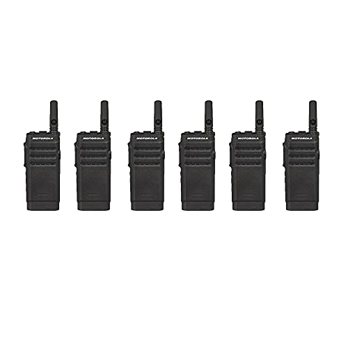Motorola Solutions 6 Pack SL300 Digital VHF 2 Channel Radio Black