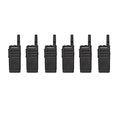 Motorola Solutions 6 Pack SL300 Digital VHF 2 Channel Radio Black