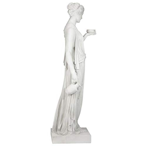 Design Toscano Hebe Greek Woman Garden Statue 62" Antique Stone