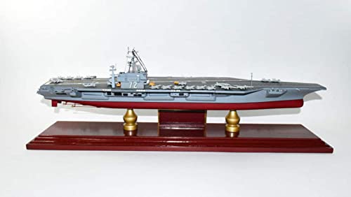 Squadron Nostalgia LLC USS Abraham Lincoln CVN-72 Nimitz Class Carrier Scale Model Mahogany 24 Inch Multicolor