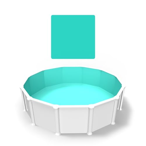 LINERWORLD.COM 18'x33' Oval Expandable Overlap Pool Liner 25 Gauge Vinyl Cabana Boy