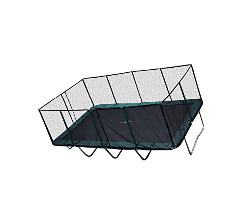 Best Trampoline USA Galactic Xtreme Commercial Grade Rectangle Trampoline 10x20 Black