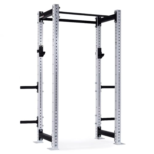 Titan Fitness X-3 Series 90" White Bolt-Down Power Rack 1650 LB Cage
