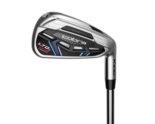 COBRA Golf 2022 LTDX One Length Combo Iron Set Chrome-Red-Blue