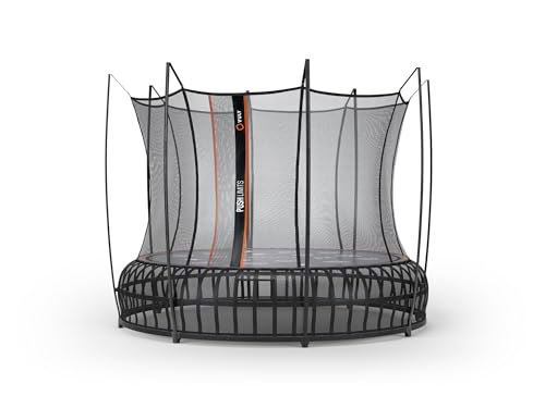 Vuly Thunder Pro Springless 14FT Trampoline with Enclosure Black