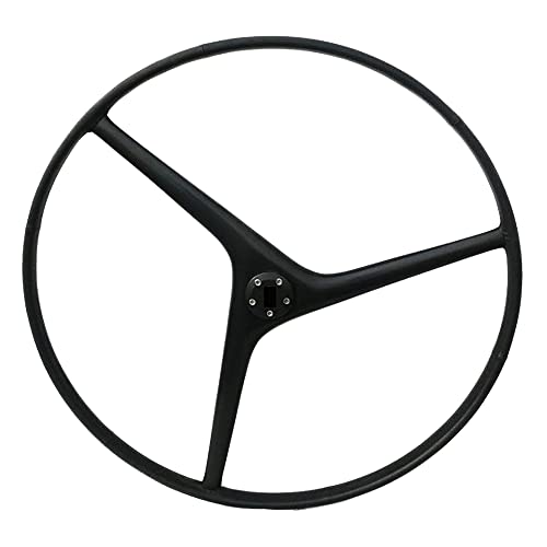 MARINE CITY Wavy-Style 3-Spoke Carbon Steering Wheel 925mm Black