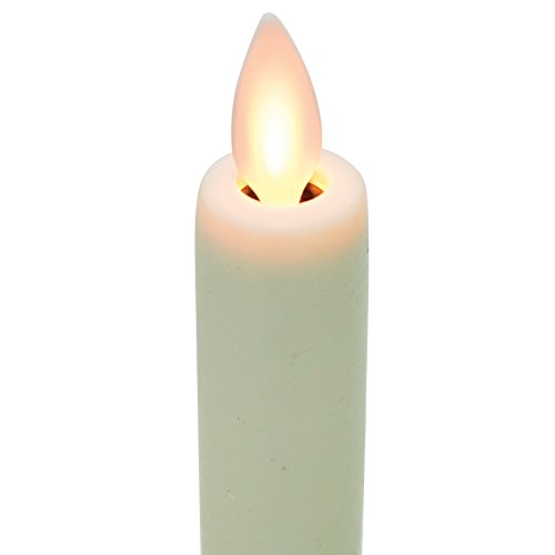 Boston Warehouse Mystique Flameless Candle Ivory 8" Taper