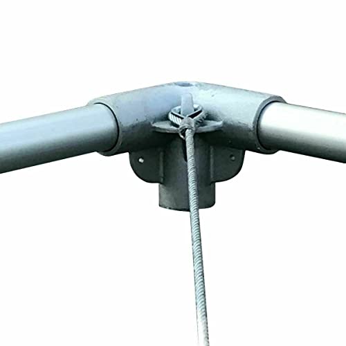 TentandTable 15' x 30' High Peak Canopy Tent Frame Only Silver