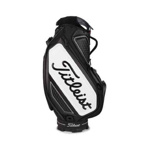 Titleist Golf Jet Black Collection Tour Cart Bag Black/White