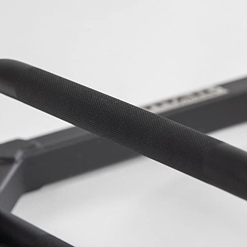 Titan Fitness Hex Trap Barbell 2-inch Olympic 800 LB Rated Knurled Grips - Deadlifts, Rows, Squat Jumps