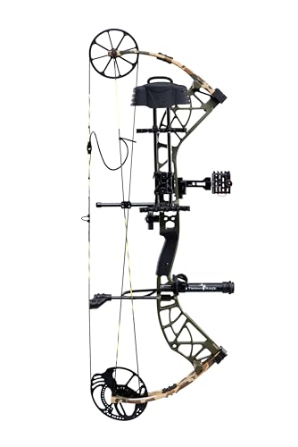 Bear Archery The Hunting Public Adapt 2 Ready to Hunt Compound Bow Package Right Hand Throwback Green