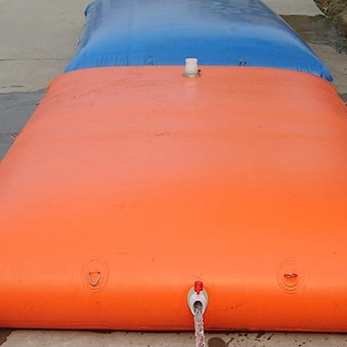 5sssallefaa Collapsible Emergency Water Tank Bladder Portable Storage Container 1.5x1x0.45m One Color