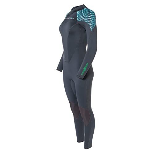 Henderson Women's 3mm Greenprene Back Zip Full Wetsuit Black