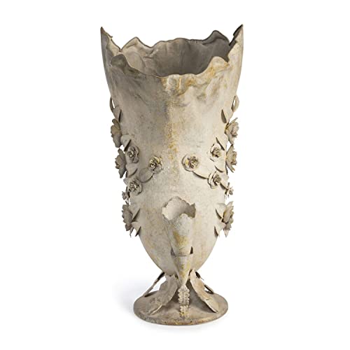 Park Hill Collection Grande Fountaine Garden Urn 30-Inch White